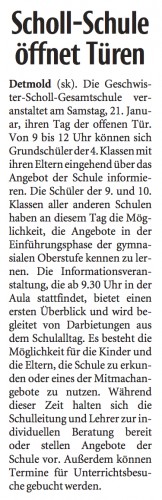 Schule öffnet Schule