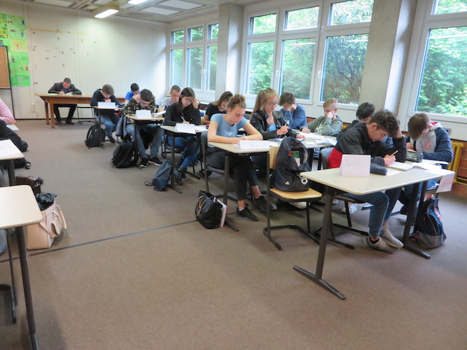 Anspannung beim simulierten Einstellungstest